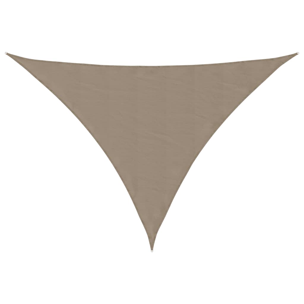 vidaXL Toldo de vela triangular tela Oxford 5x7x7 m Multicolor