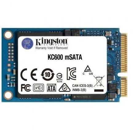 Disco SSD Kingston KC600 256GB/ mSATA/ Full Capacity