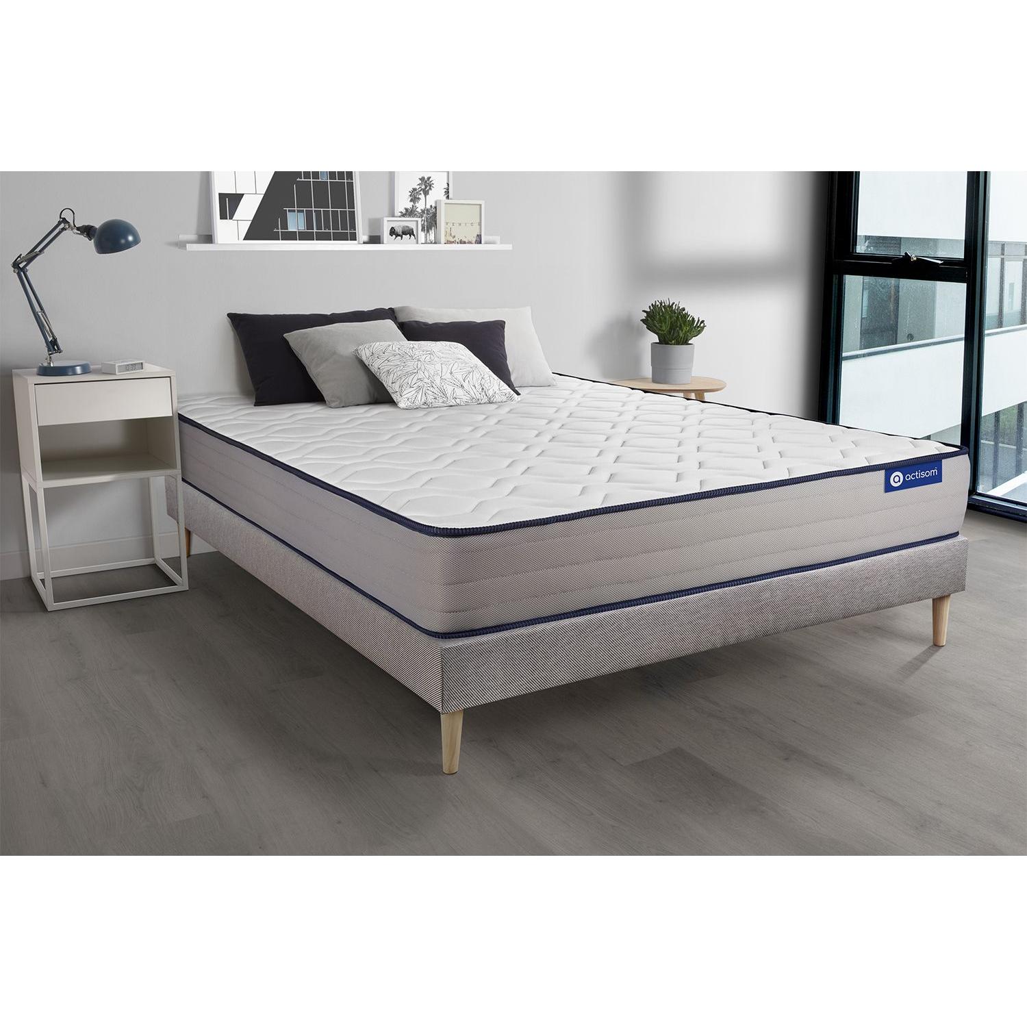 Pack colchón Actilatex form 120x190cm + Somier, Látex y espuma viscoelástica, 5 zonas de confort