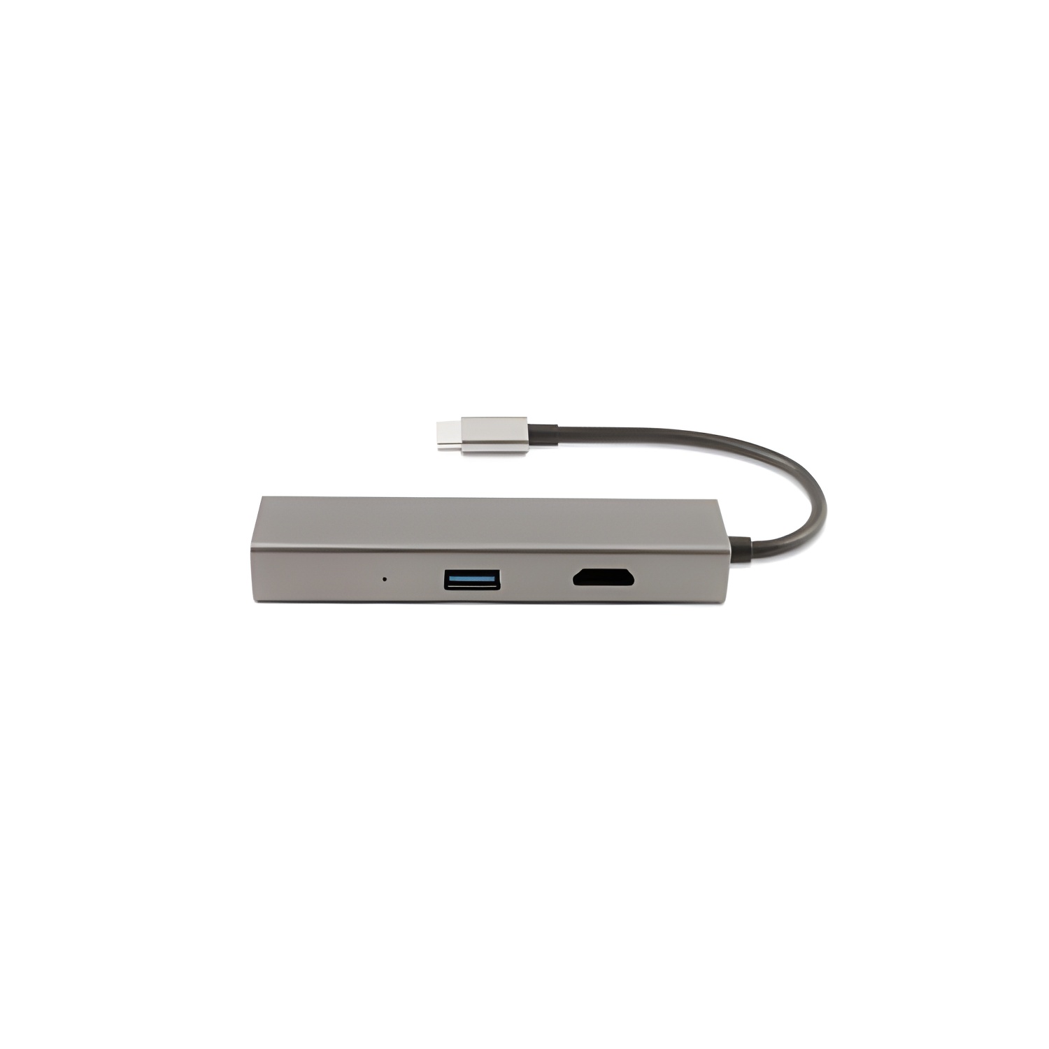 Coolbox hub minidock4 usb-c - 3x usb 3.0, 1x hdmi, 1x rj45 - fabricado en aluminio