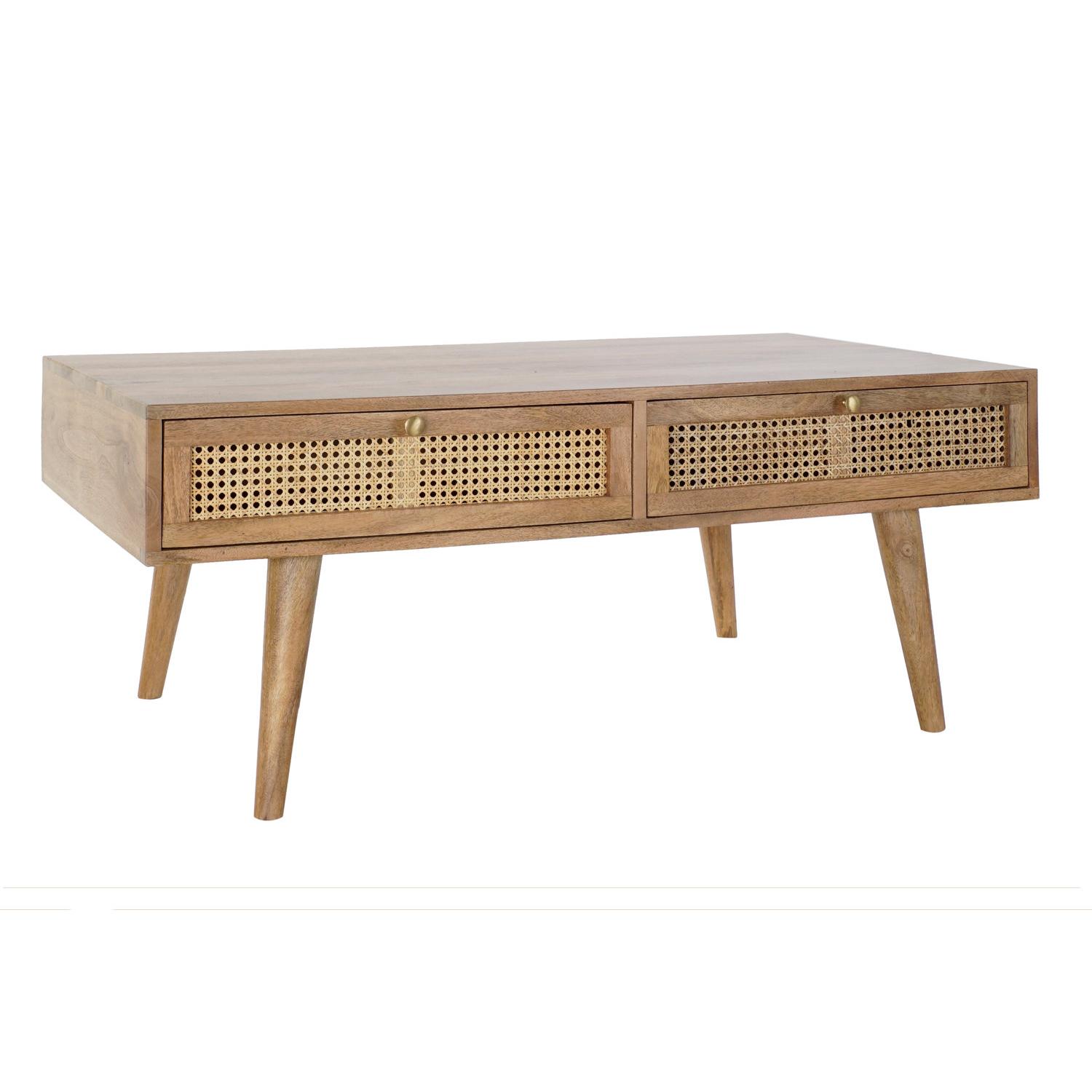 Mesa Centro Mango Ratan 115X60X46 Rejilla Natural - Fijalo - El mejor complemento para tu hogar.