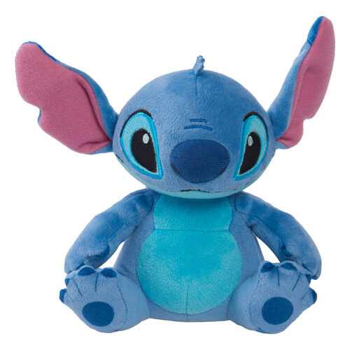 Stitch Peluche con Sonido y Aroma de Disney, de 15 cm, Color Azul,, Juguetes para niños a Partir de 2 años