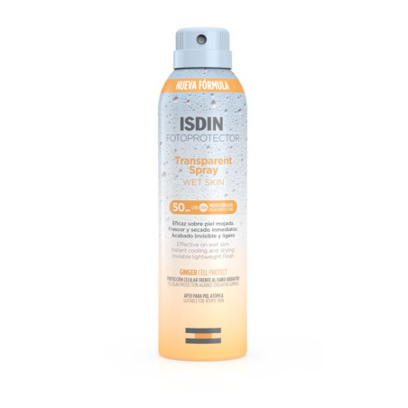 Fotoprotector Isdin Corporal Wet Skin Transp Spray 50+ 250 ml
