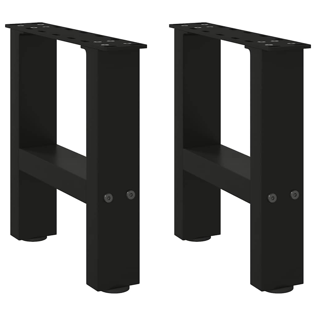vidaXL Patas para mesa de centro (2 unidades, 30 x 31 cm, acero)