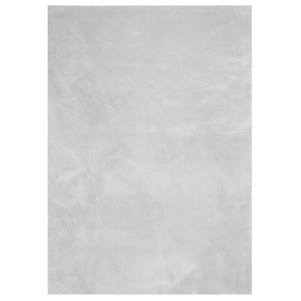 Vidaxl Alfombra de Pelo Corto Suave Lavable HUARTE 200x280cm Color Antracita
