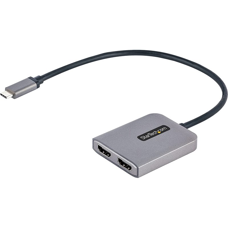 Hub mst usb c a 2x hdmi 4k