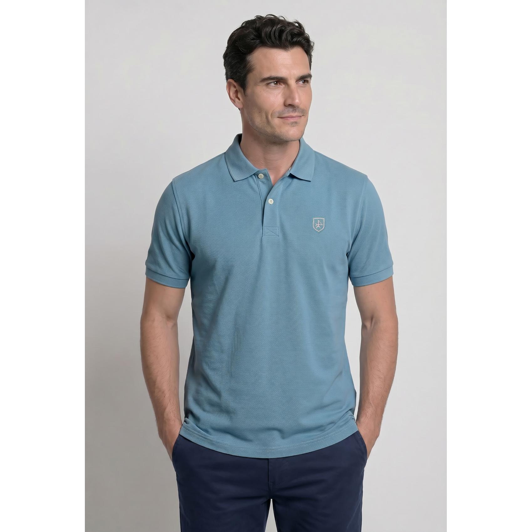 Polo Valecuatro clásico logo verde
