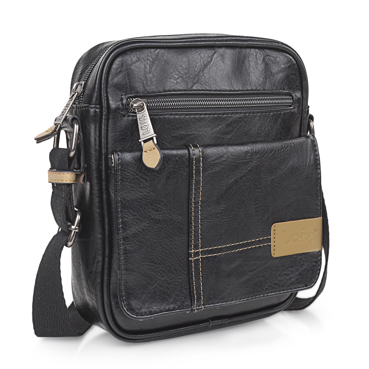 Bandoleras Hombre - Bolso Hombre Bandolera Ajustable - Bandolera Hombre Lois De Polipiel - Bolso Bandolera Hombre Para Uso Diario. Bolso De Hombre Pequeño 317321