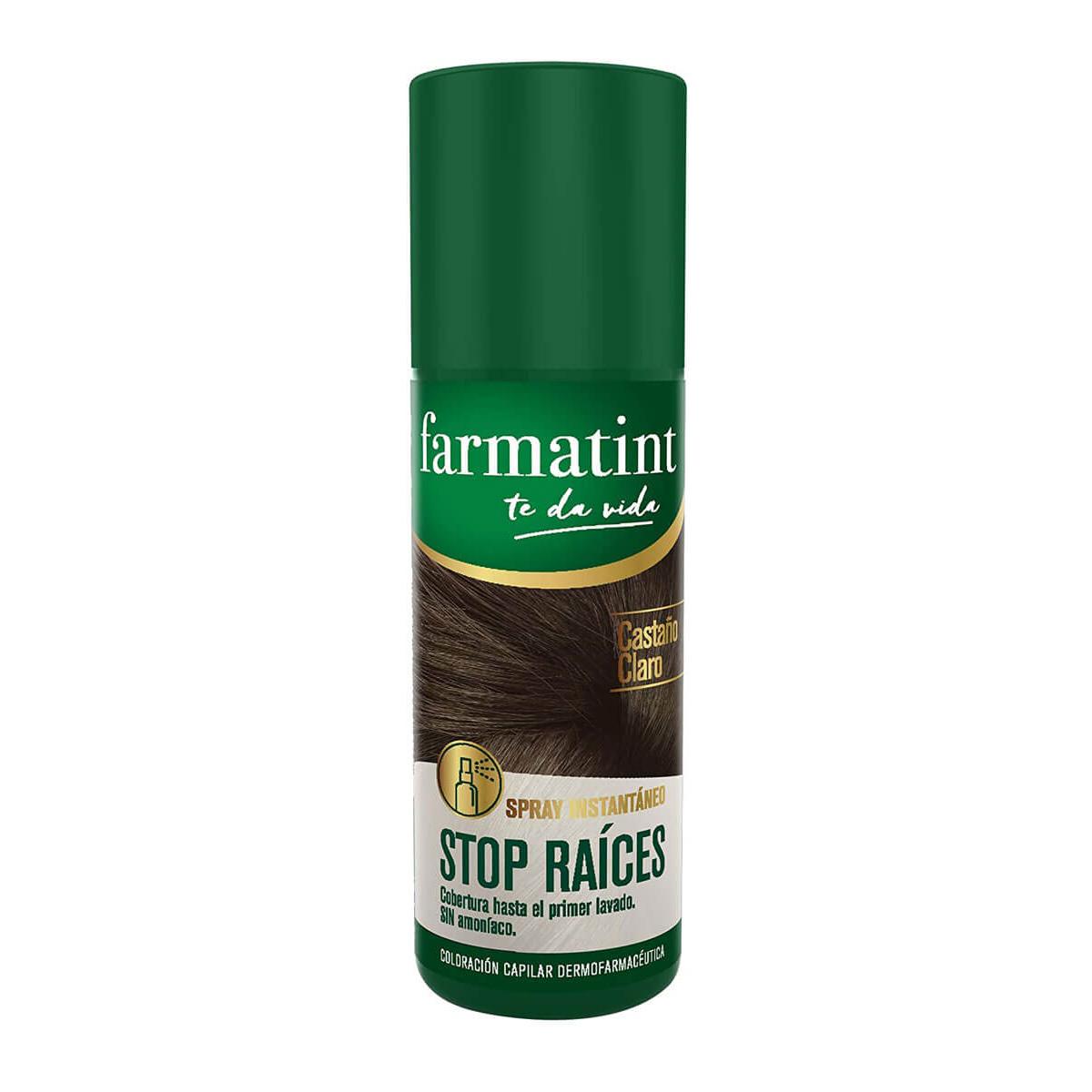Farmatint - Farmatint stop raíces castaño claro 75ml