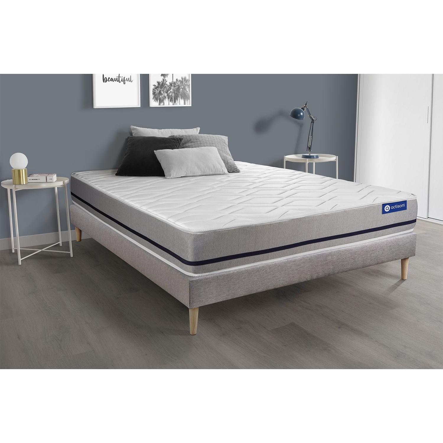 Pack colchón Actiflex soft 120x210cm + Somier, Muelles ensacados, 3 zonas de confort
