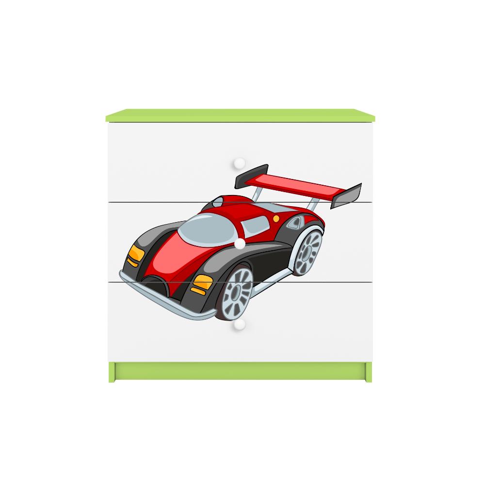 Cómoda Kocot Kids BabyDreams Racing Car Green