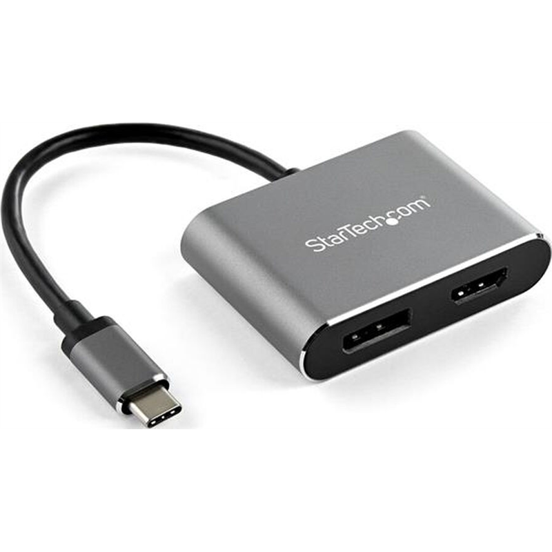 Puerto Replicador Usb-C Startech Hdmi + Dp Grey