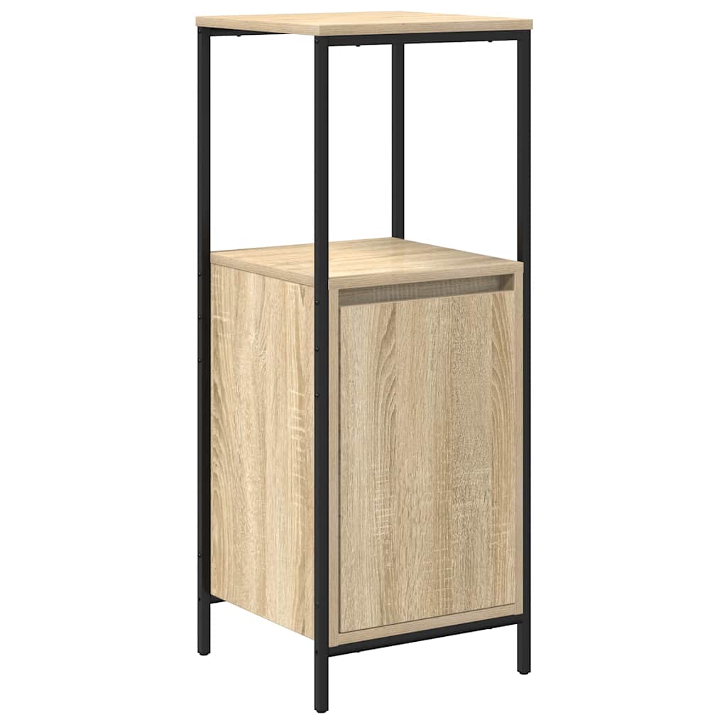 vidaXL Mueble de baño con estantes roble Sonoma 36x35x95 cm