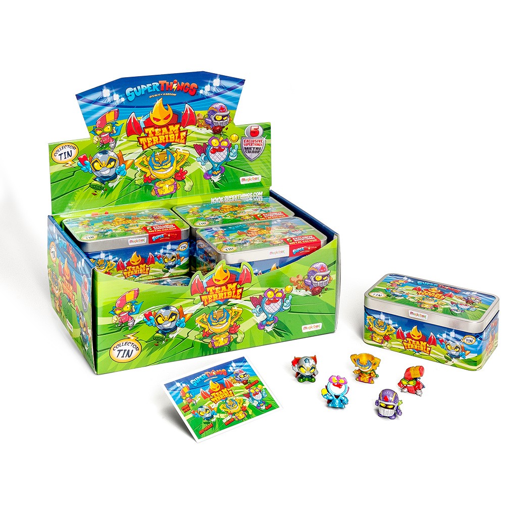 Expositor 8 latas Superthings serie 8 PSTSD48TIN30EXP SUPERTHINGS MAGIC BOX