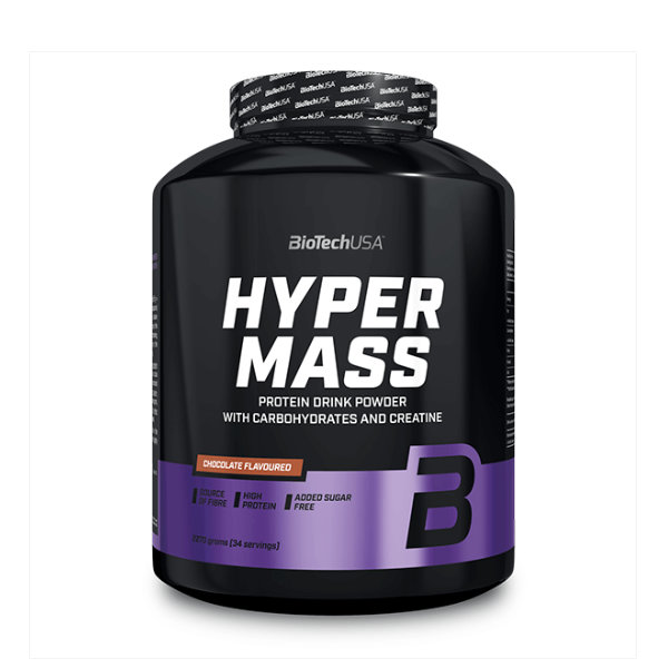 Biotech USA Hyper Mass - 2,27 kg Suplemento para Aumentar Masa Muscular con Proteína de Suero y Creatina
