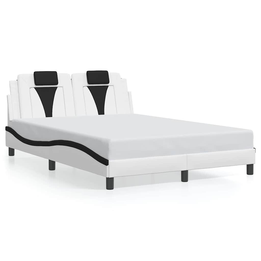 vidaXL Estructura de cama Viana sin colchón cuero sintético 120x200cm