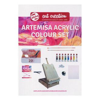TALENS SET TALENS ARTEMISA ACRILICOS + CABALLETE ACRILICO