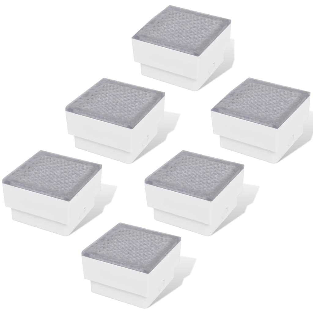 vidaXL Foco LED empotrable para el exterior dimensiones 100x100x68mm Cantidad 1 unidad, 6 unidades, 12 unidades