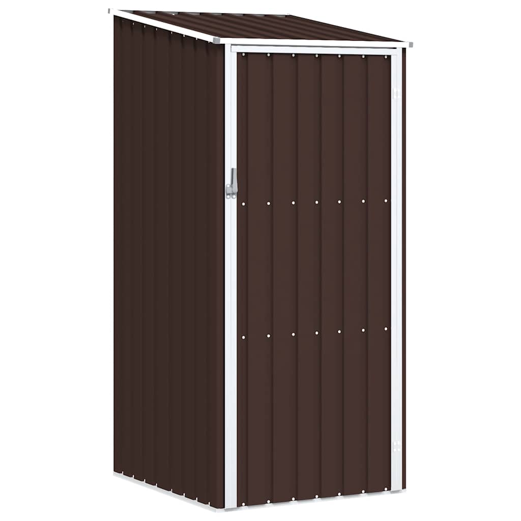 vidaXL Cobertizo de jardín verde acero galvanizado 87x98x159 cm