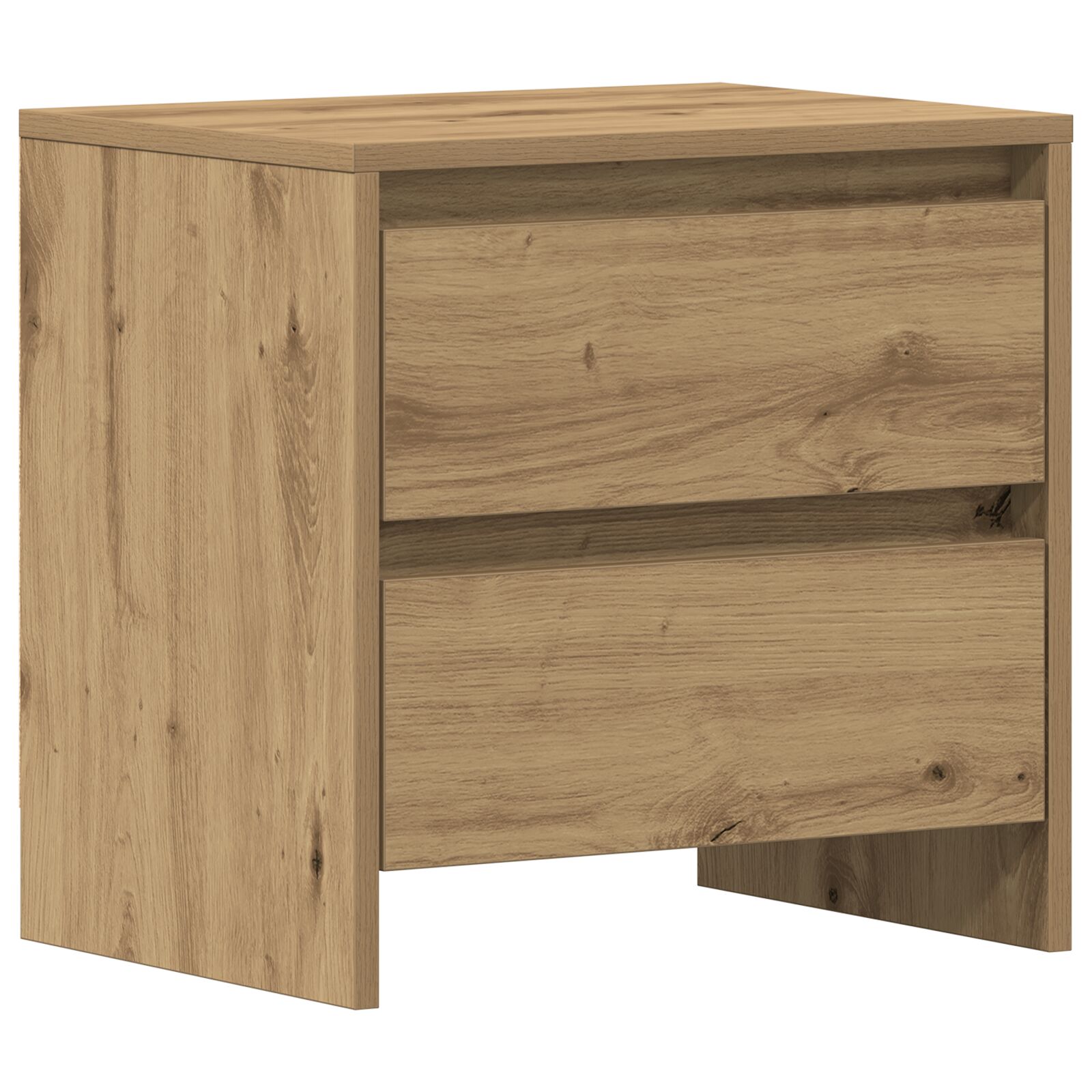 Cabinete de Noche vidaXL de Roble Artisan 45x34x44,5 cm Madera Elaborada