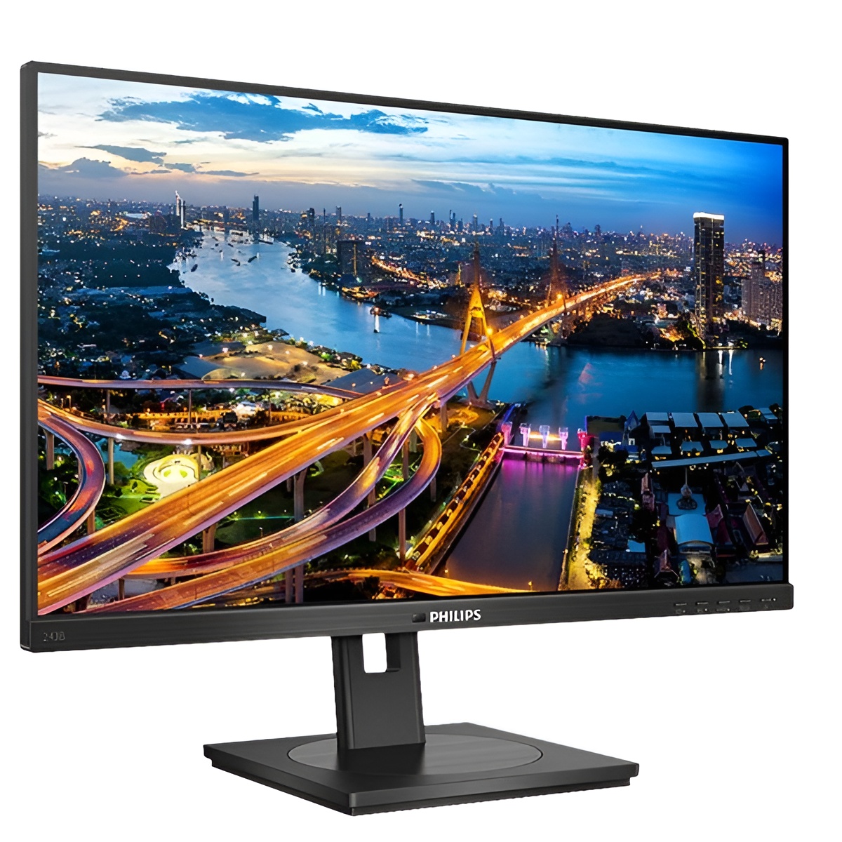 Monitor 24 usb-c hdmi displayport philips 243b1 fhd 1920x1080 pivotante,regulable en altura, hub-usb