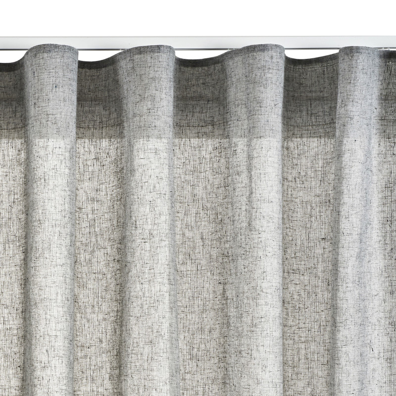 STORESDECO Cortinas Salon Translúcidas, Cortinas Dormitorio con Ojales Metálicos o Cinta, Cortinas 100% Poliéster con Tejidos Lino, Liso y Ligero