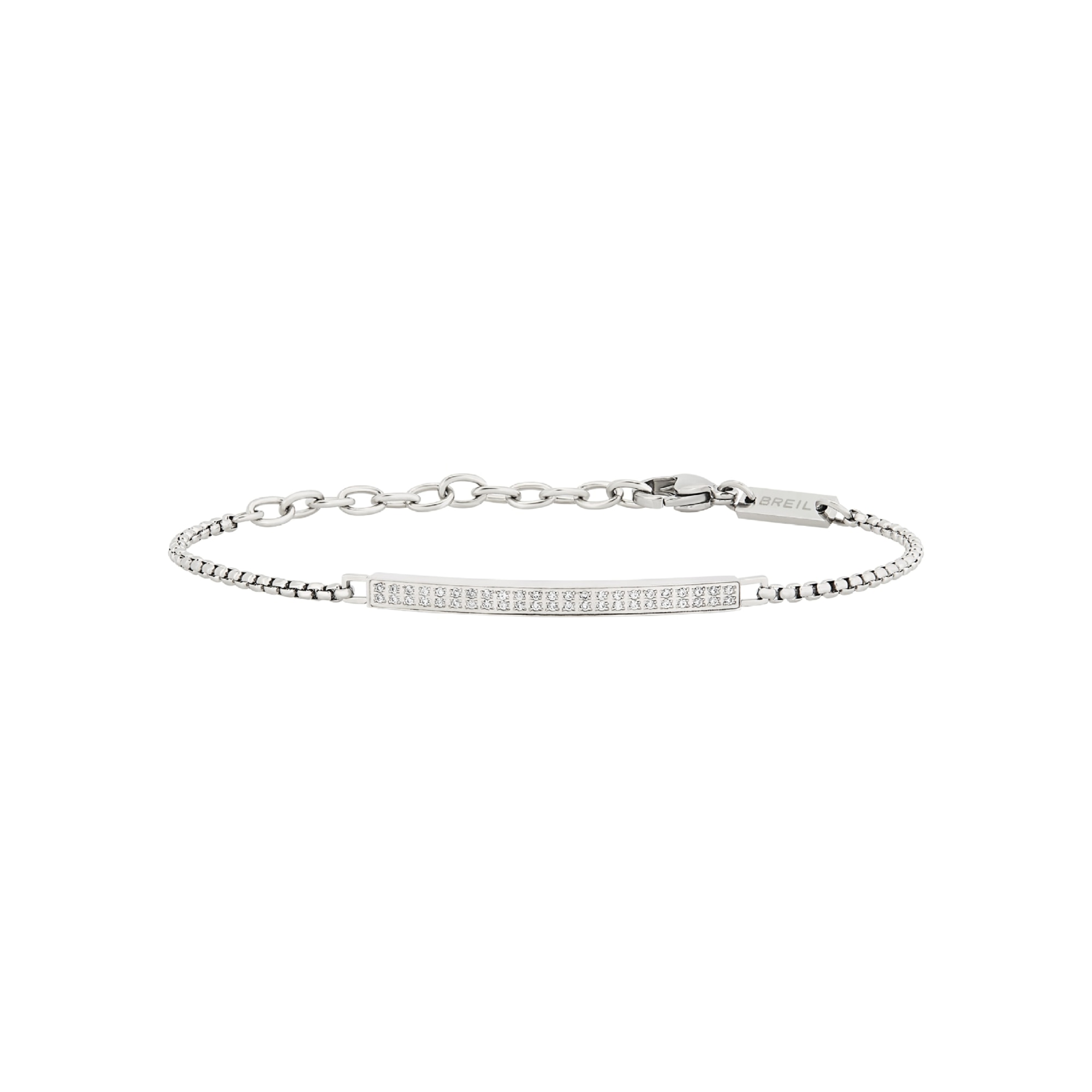 Joyeria BREIL colección LIGHT ROW, PULSERAS DE HOMBRO en color PLATA UNIC Talla con ZIRCONIA - TJ3361
