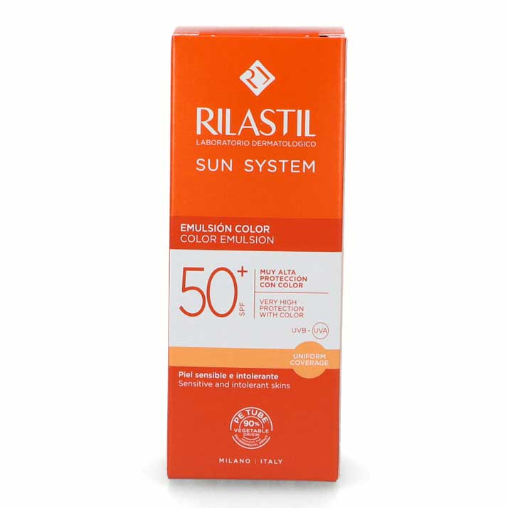 Protector Solar Facial Rilastil 50+ Color 50ml - Fotoprotección Facial - Difumina Imperfecciones
