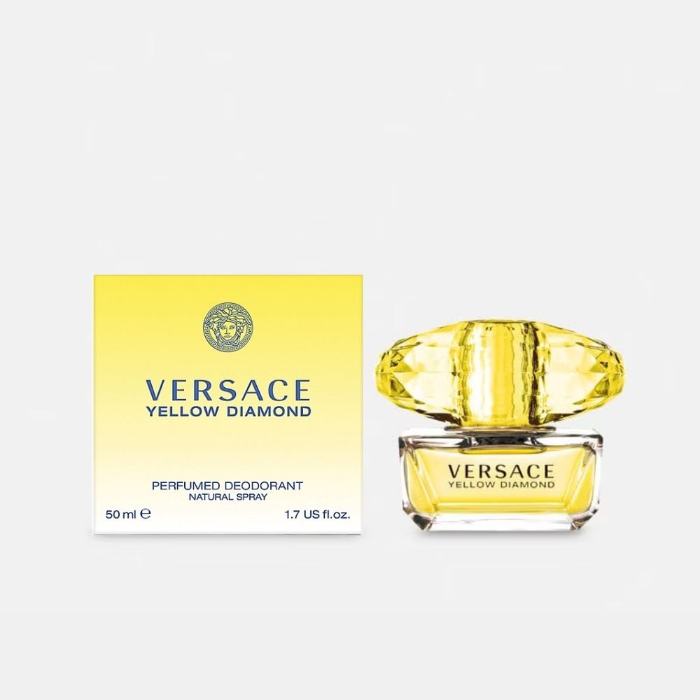 Versace Yellow Diamond Eau de Toilette 50 Ml. - Colonia para mujer  Ideal para uso de día.