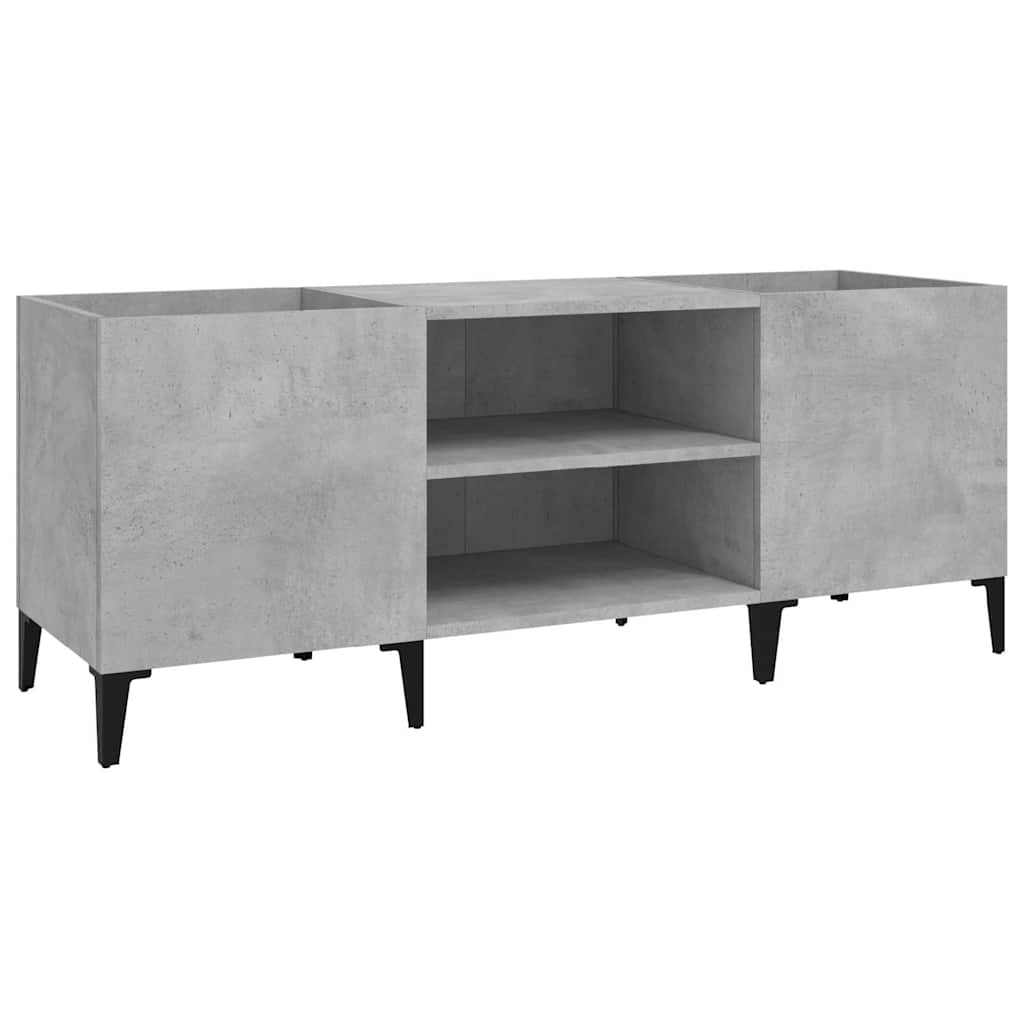 vidaXL Mueble para discos madera contrachapada 121x38x48 cm Multicolor
