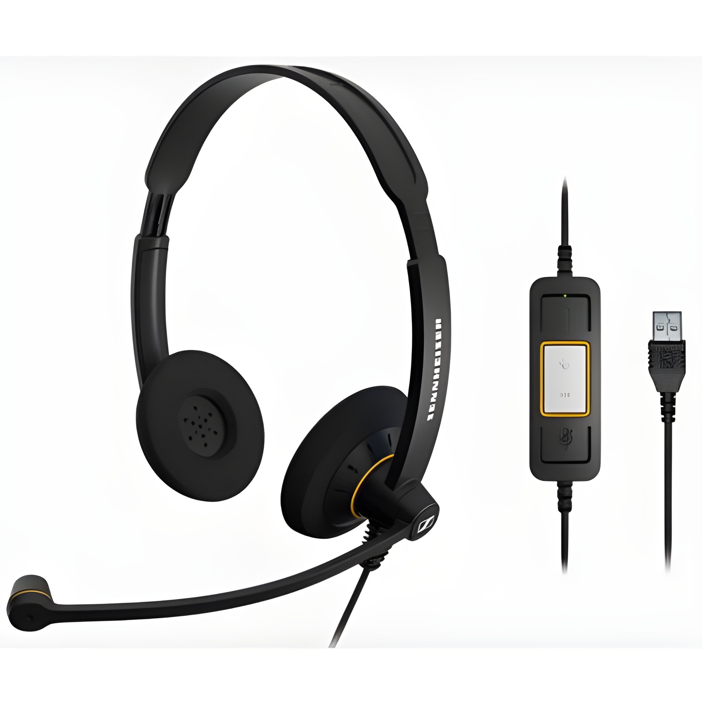 Sennheiser SC 60 - Auriculares con USB, Color Negro