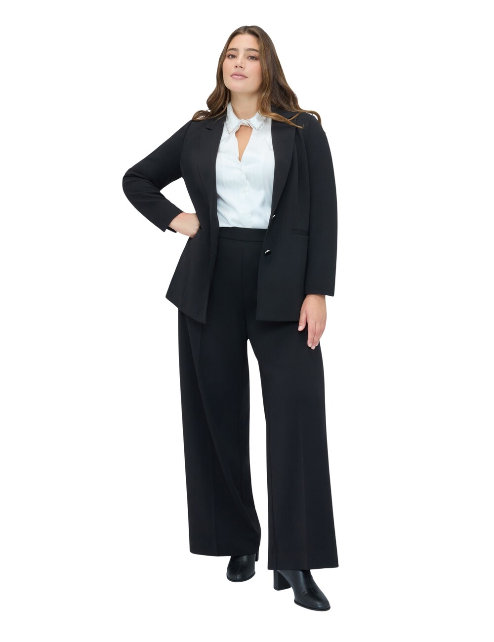 Fiorella Rubino - Blazer ajustado en tejido elástico