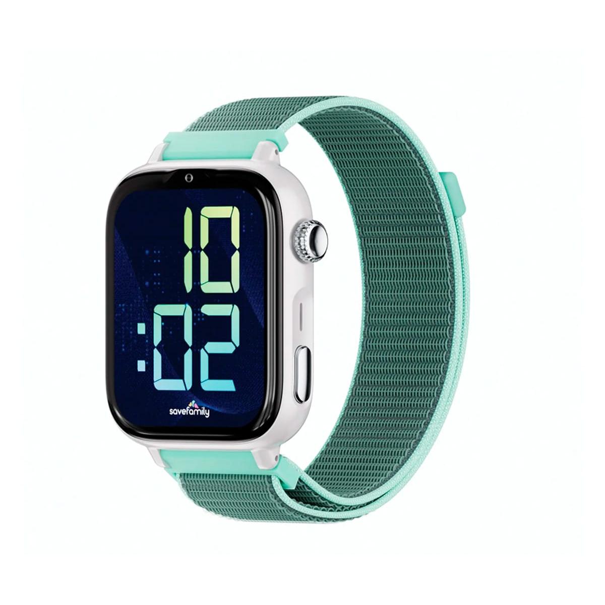 SaveFamily SaveWatch Plus 2 Blanco con correa de tela Ocean / Smartwatch 4G para niños
