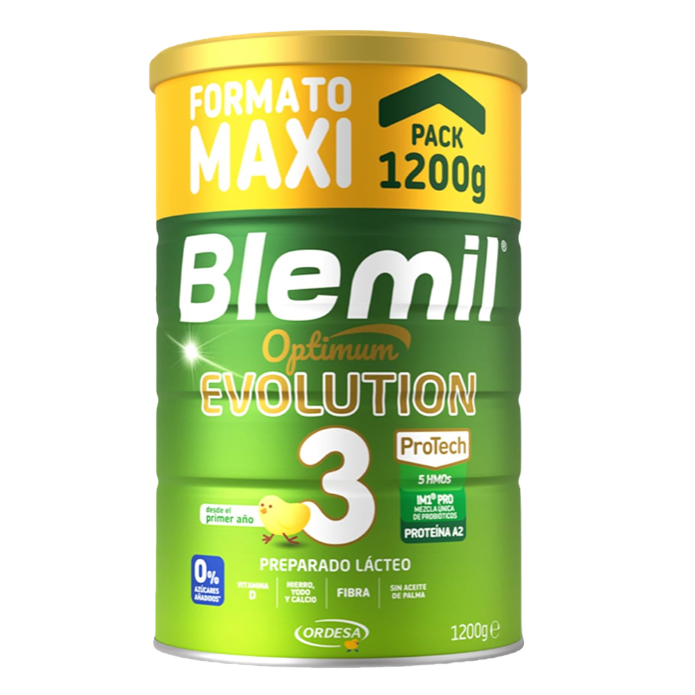 🎀Blemil 3 Optimum Evolution-Leche en Polvo Bebé|Etapa 3|fórmula infantil apta para bebés de 12 meses en adelante