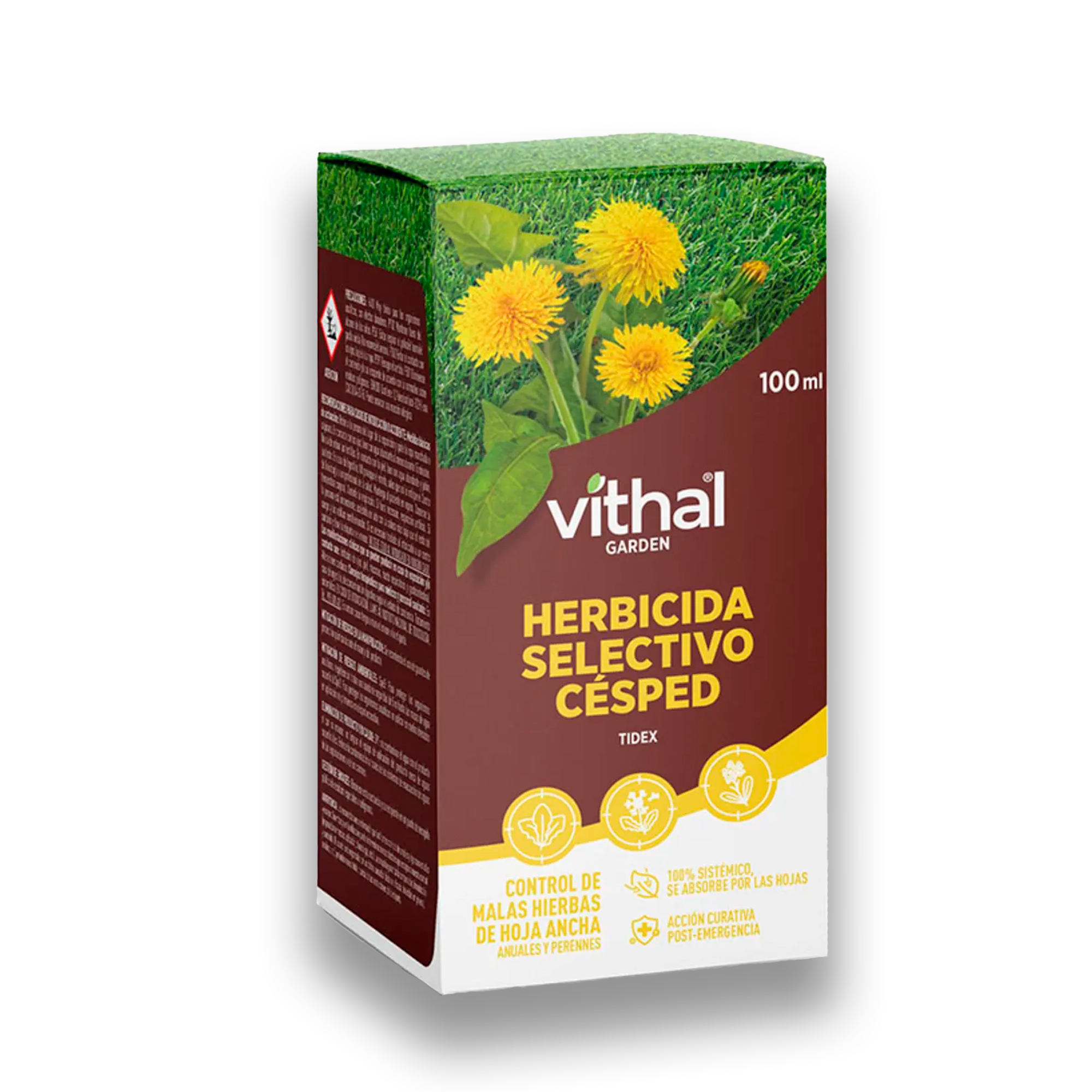 Herbicida contra Malas Hierbas de Césped y Hoja Ancha HERBICLAIR | Formato  de100 ml  con capacidad de aplicar hasta en 1000 m2) | Composición Fluroxipir 20% p/v | Herbicida Control selectivo contra Hoja Ancha MUY EFICAZ | Nexum+Market