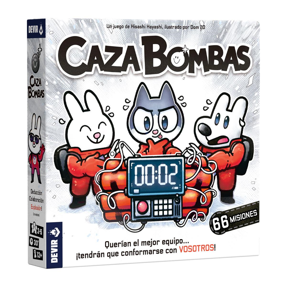 Juego de mesa del Cazabombas Devir (BGCAZSP)