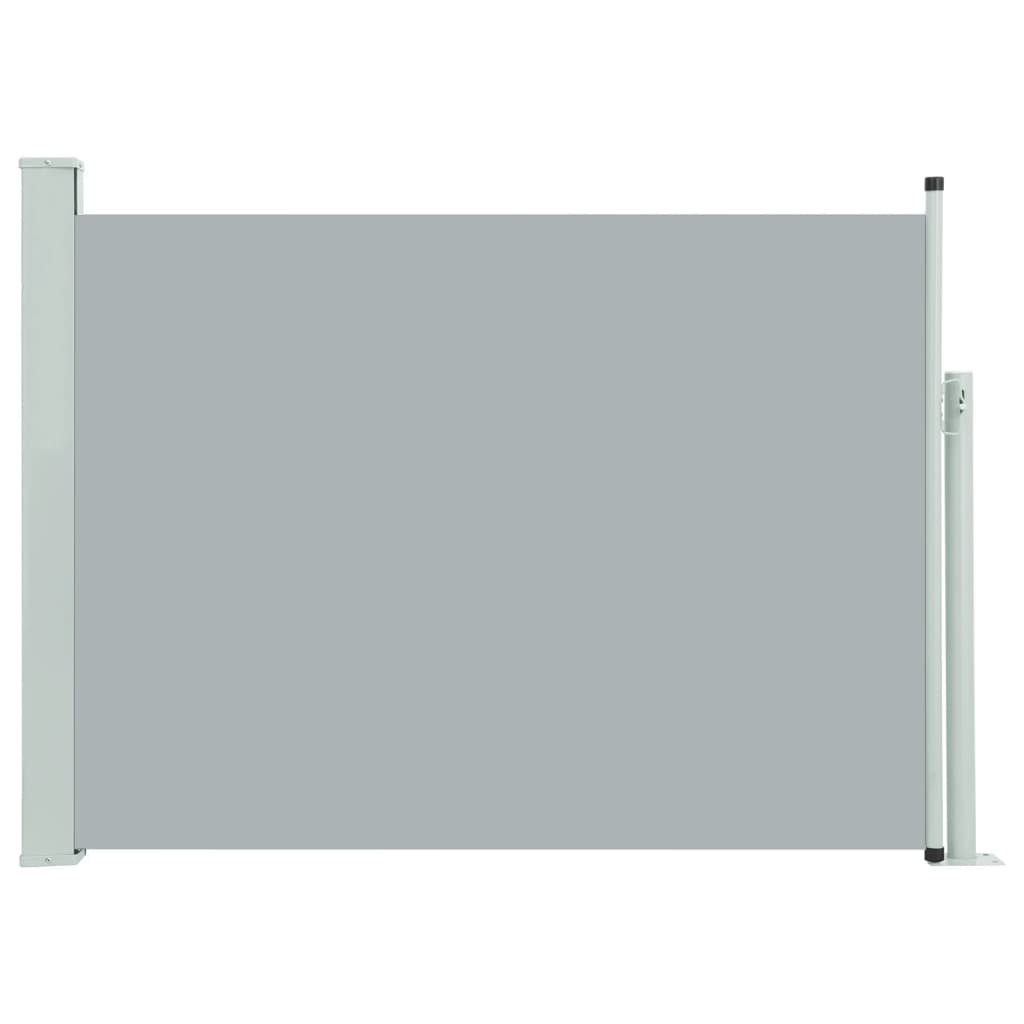 vidaXL Toldo lateral retráctil de jardín 100x500 cm Color Negro, Gris,