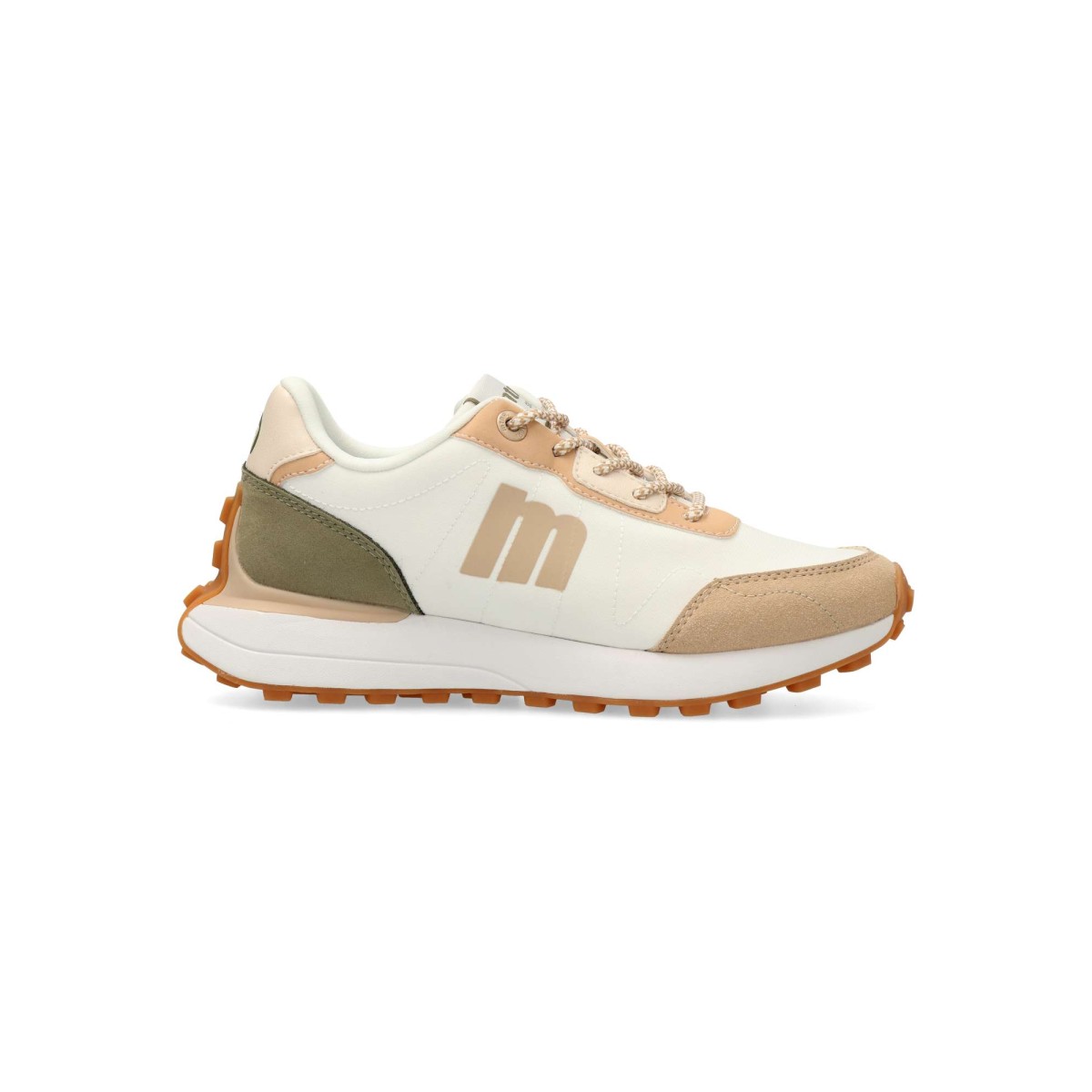 MTNG - Zapatillas casual sport Zinc para mujer, de piel sintética con suela de goma gruesa y plantilla Starfit extraíble
