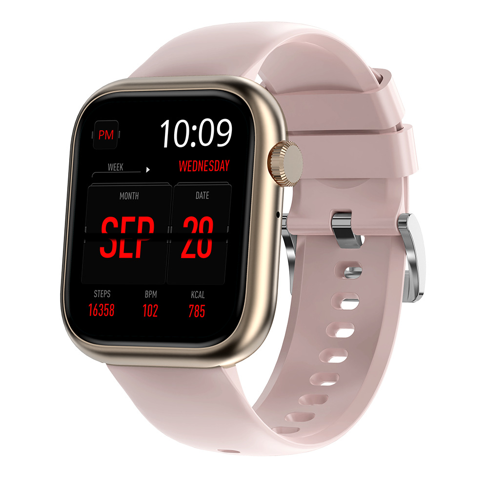 multi-deporte bluetooth G104 smartwatch llamada frecuencia cardíaca presión arterial vigilancia de la salud podómetro modo linterna