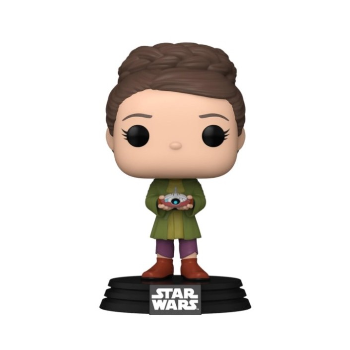 Figura Funko Pop! Star Wars Joven Leia con Lola Modelo 659 | 71741 Edición Limitada Convención Comic Con -  Original - Figuras Miniaturas Coleccionables Para Exhibición - Idea De Regalo - Mercancía Oficia
