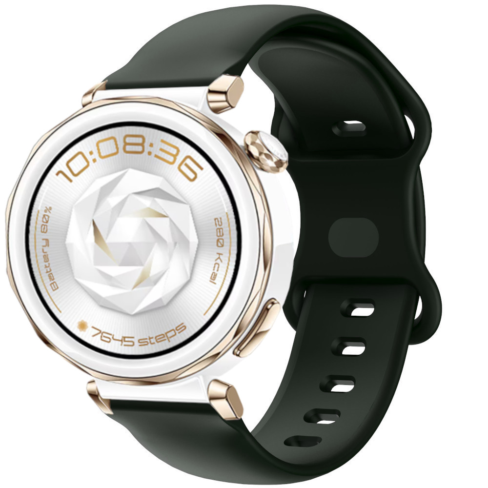 Correa de Silicona para Huawei Watch GT 5 Pro - 42mm / Watch GT 5 - 41mm / Watch GT 4 - 41mm / Garmin Venu 3S, Modelo Doble Cierre Ancho 18mm