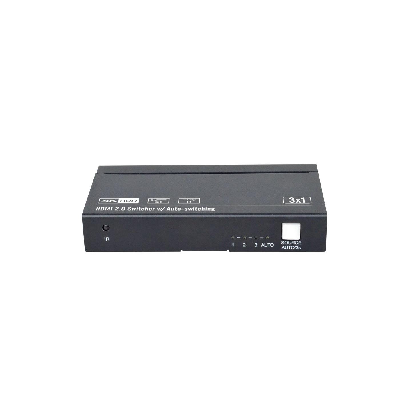 Hdmi switcher 3x1 8k@60hz
