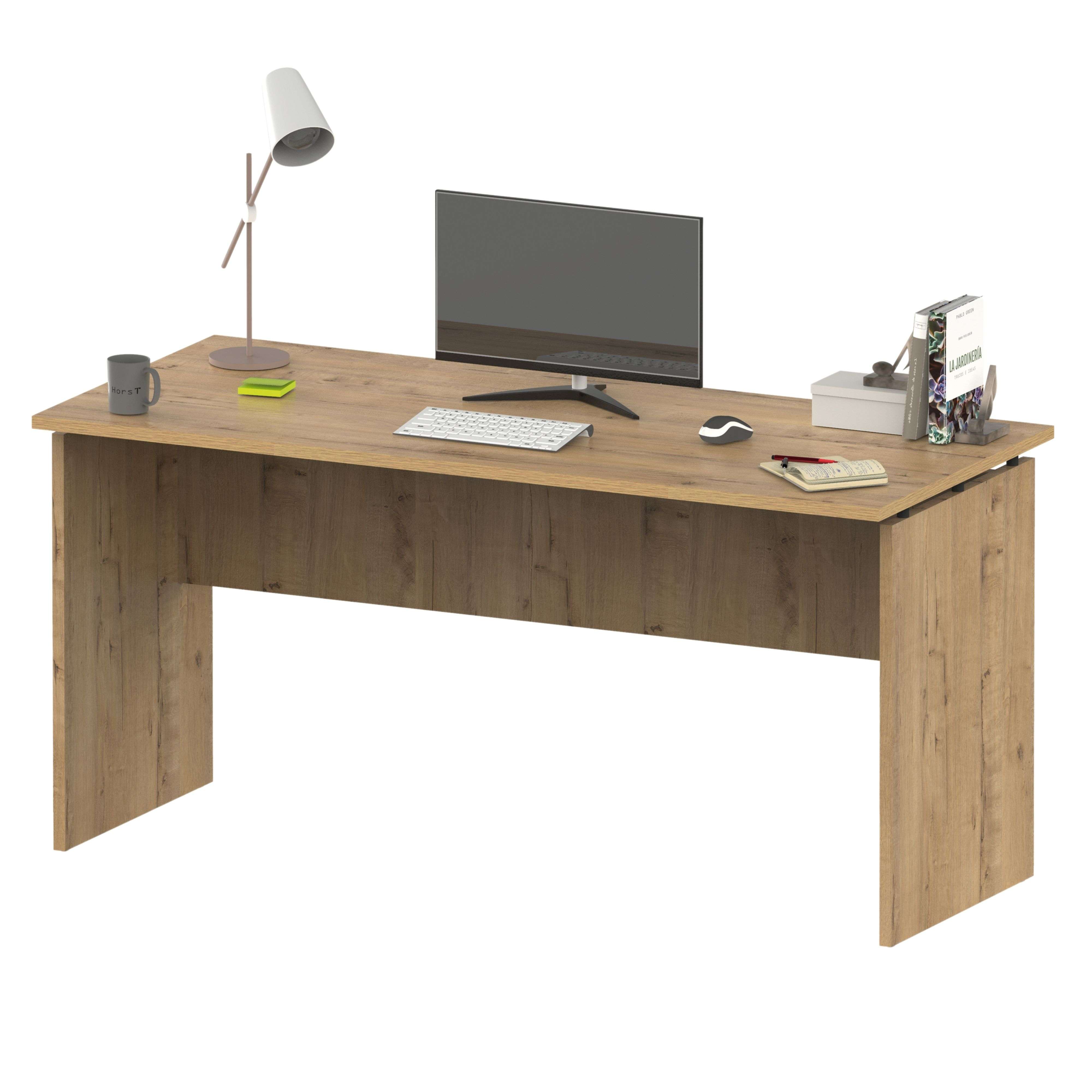 Miroytengo Mesa Escritorio Rivoli Moderno Color Roble Gold 155cm