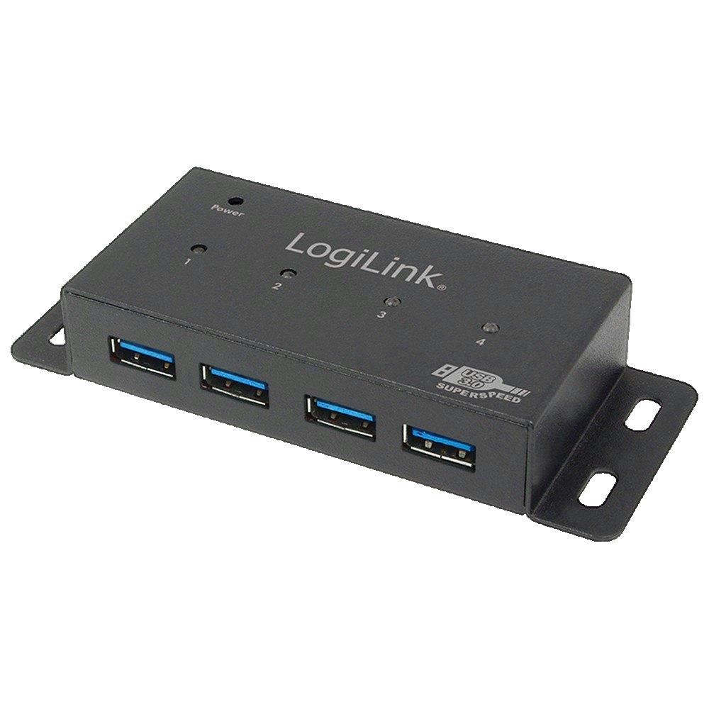 LogiLink UA0149 USB 3.0 Hub Metall