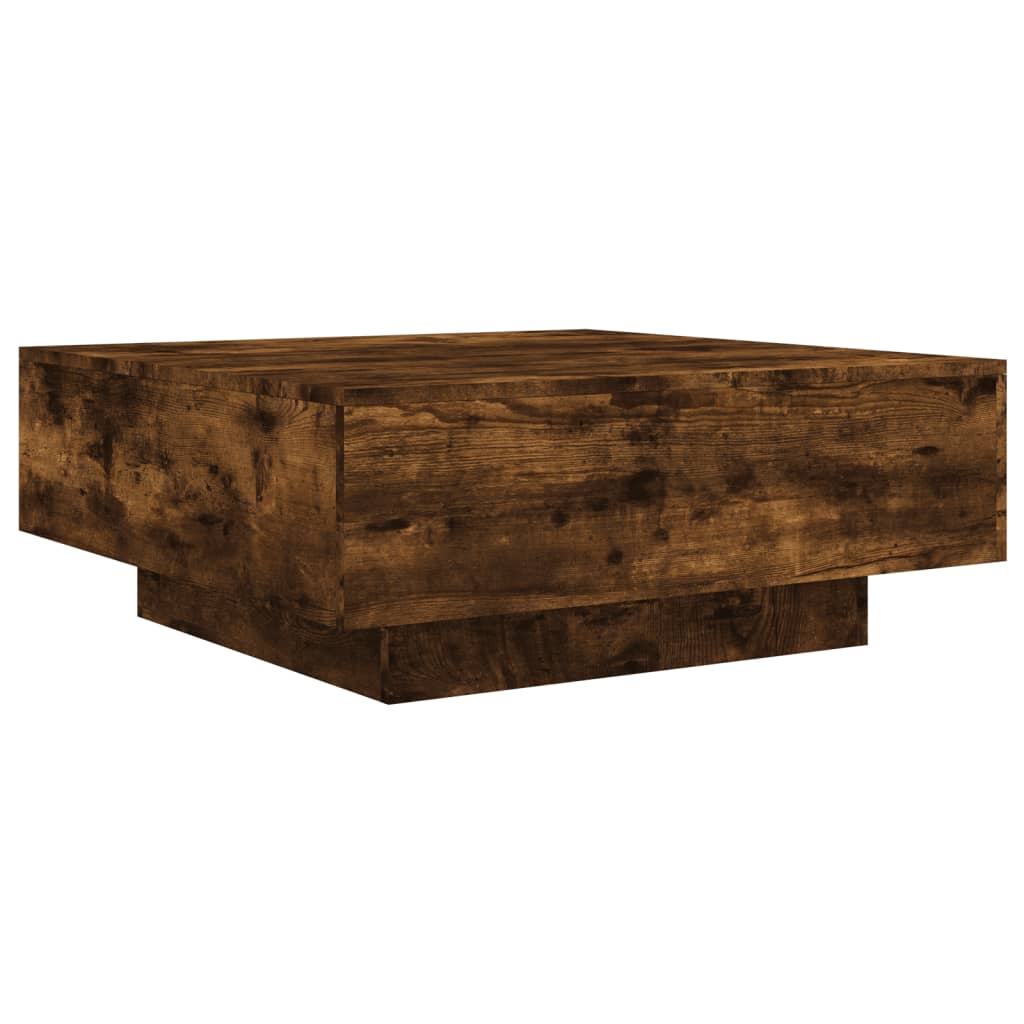 Vidaxl Mesa de Centro Madera de Ingeniería 80x80x31 Cm Blanco