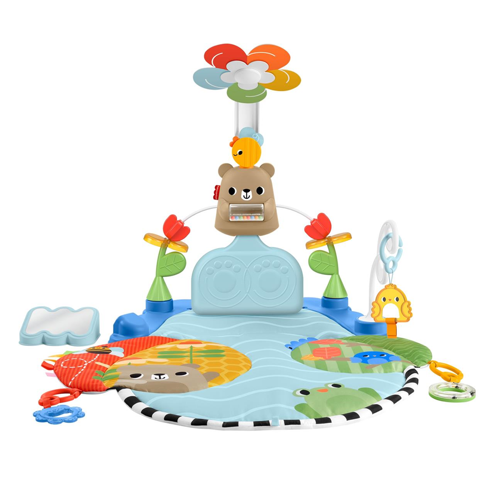 Gimnasio De Actividades 3 En 1 Pataditas Y Balanceo Fisher-Price  (Mattel HYR60)