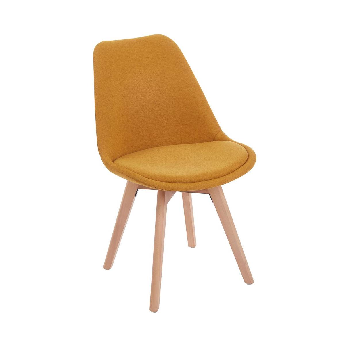 Regalos Miguel - Sillas Comedor - Silla Synk Tela - Mostaza