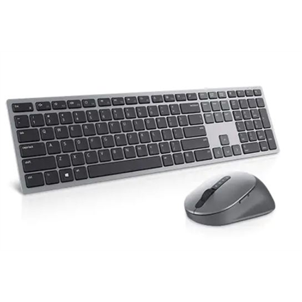 Teclado y ratón Dell | Teclado y ratón multidispositivo Premier | KM7321W | Combo de teclado y ratón | Inalámbrico | Pilas incluidas | EE. UU. | Gris titanio | Conexión inalámbrica