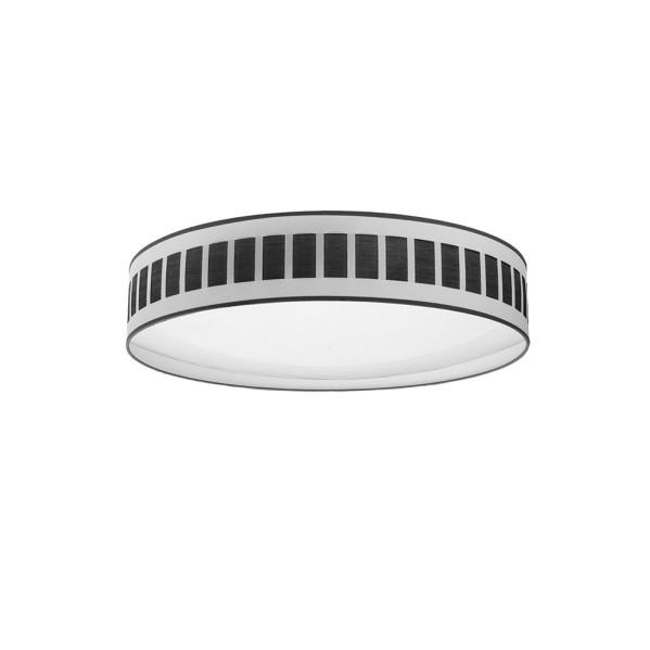FABRILAMP Plafon 96w Ivanna Blanco-madera Negra 7488lm 3000k,4000k,6500k 14x60x60 Cm