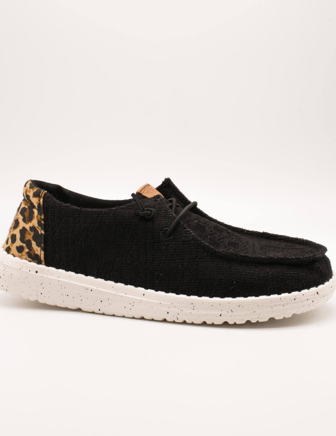Hey Dude Zapato HD45414-0CU Wendy Black de Mujer